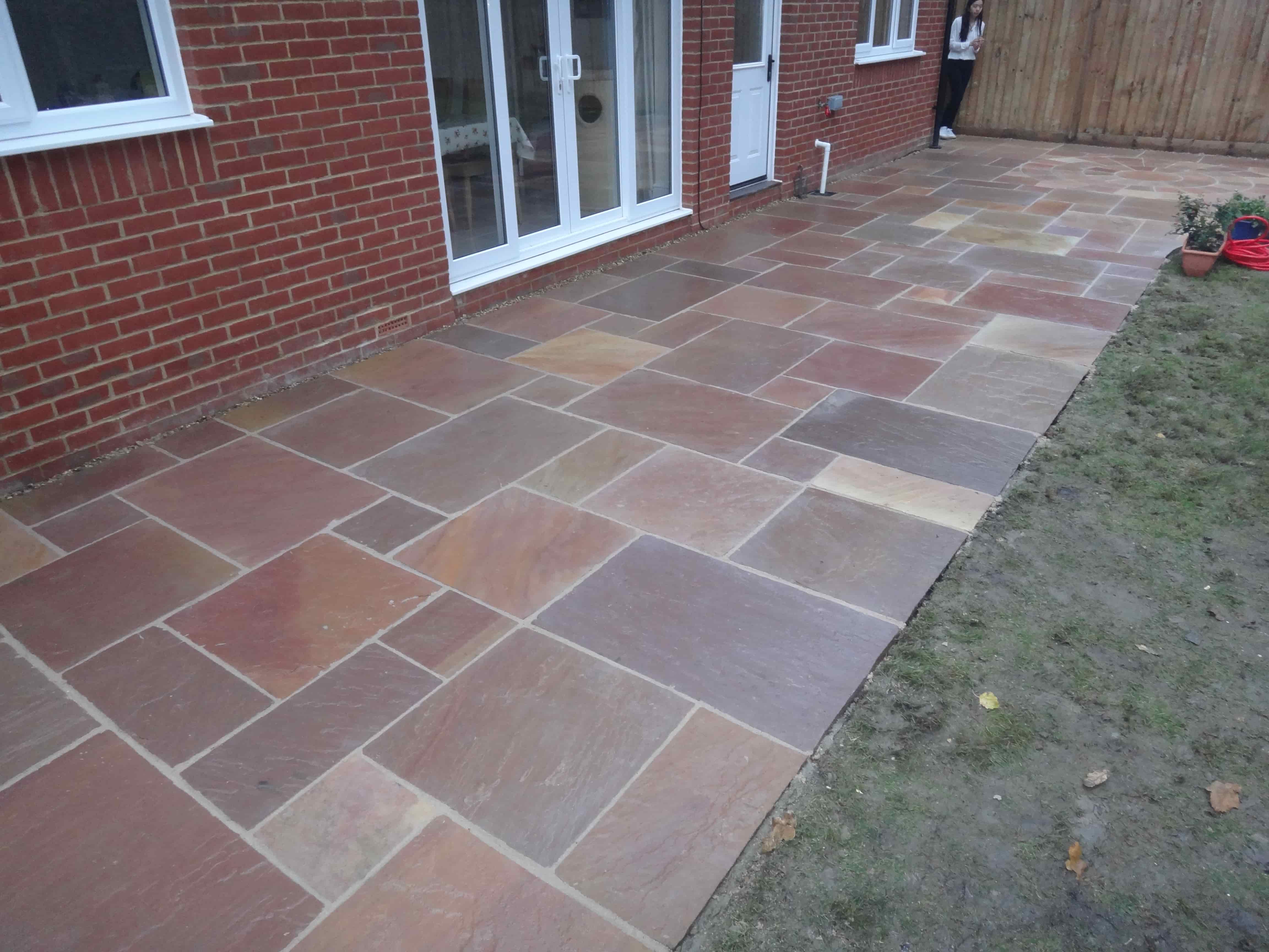 Riven Sandstone Modak - Acre Driveway & Patios